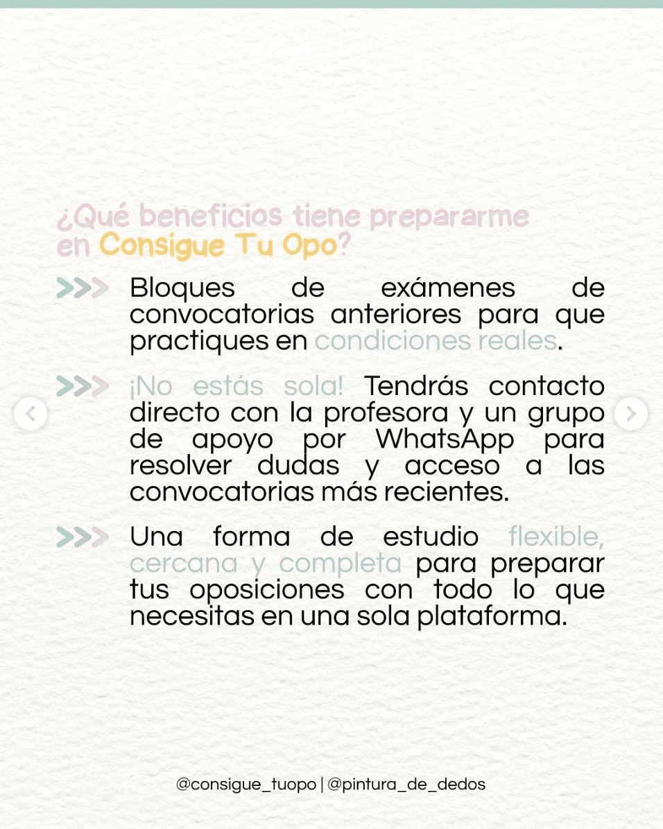 Oposiciones de Educadora Infantil — ConsigueTuOpo